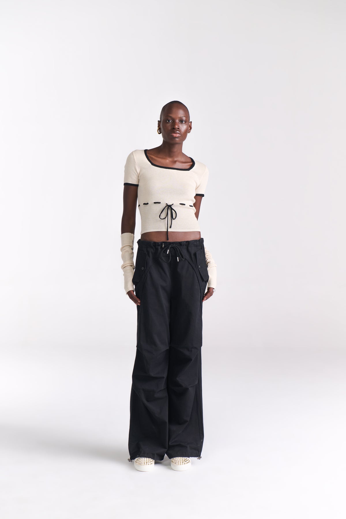 Black Parachute Pants - Tastes Like Couture