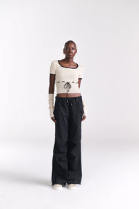 Black Parachute Pants - Tastes Like Couture