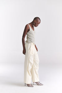 Beige Rhinestone Knit Tank Top - Tastes Like Couture