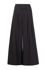 Charcoal Grey Tailored Wide Leg Pants - Tastes Like Couture