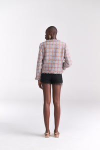 Blue Tweed Jacket - Tastes Like Couture