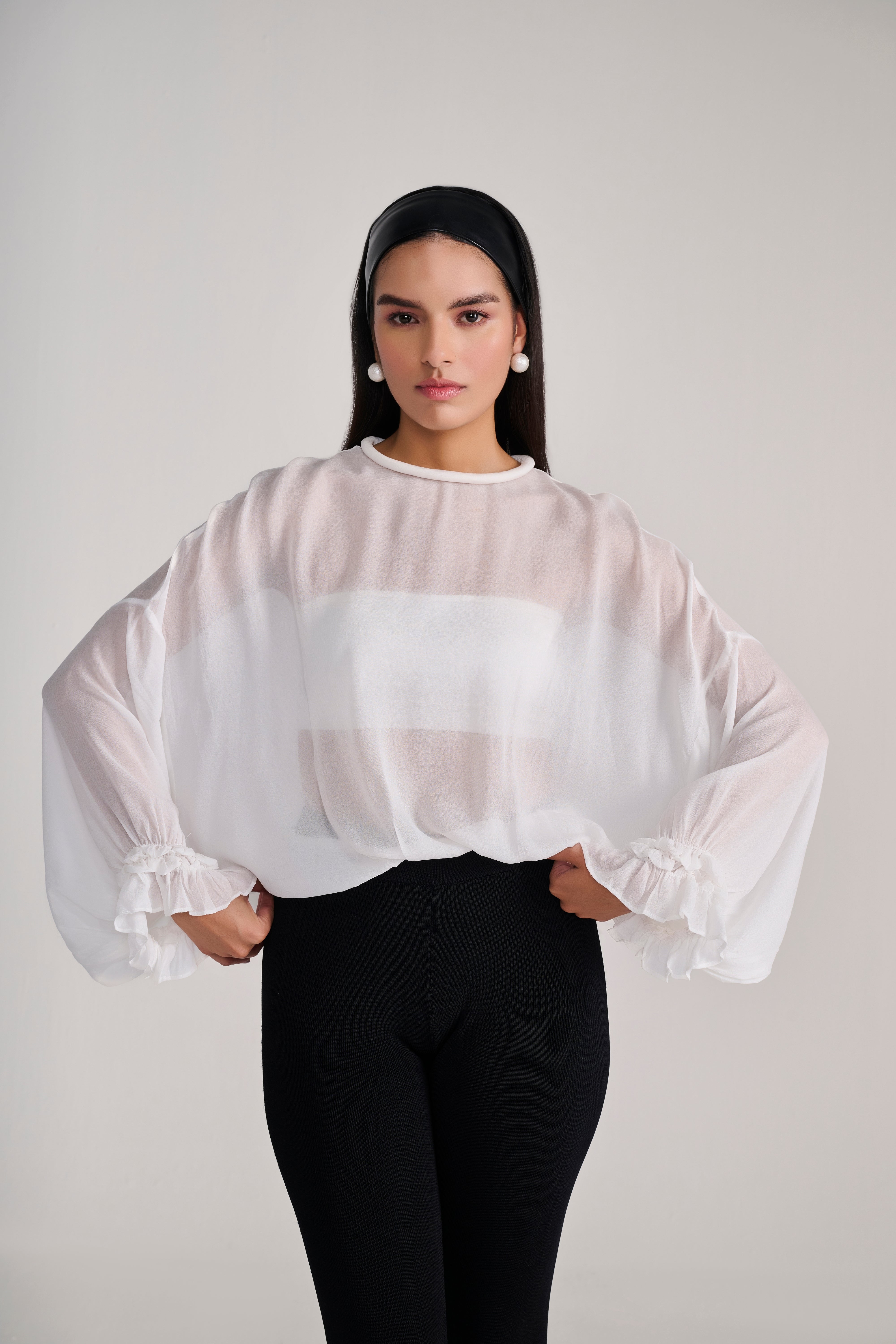 よよ_アパルトモン Dolmansleeve Sheer Blouse L'Appartement DEUXIEME CLASSE - 22SS アパルトモン